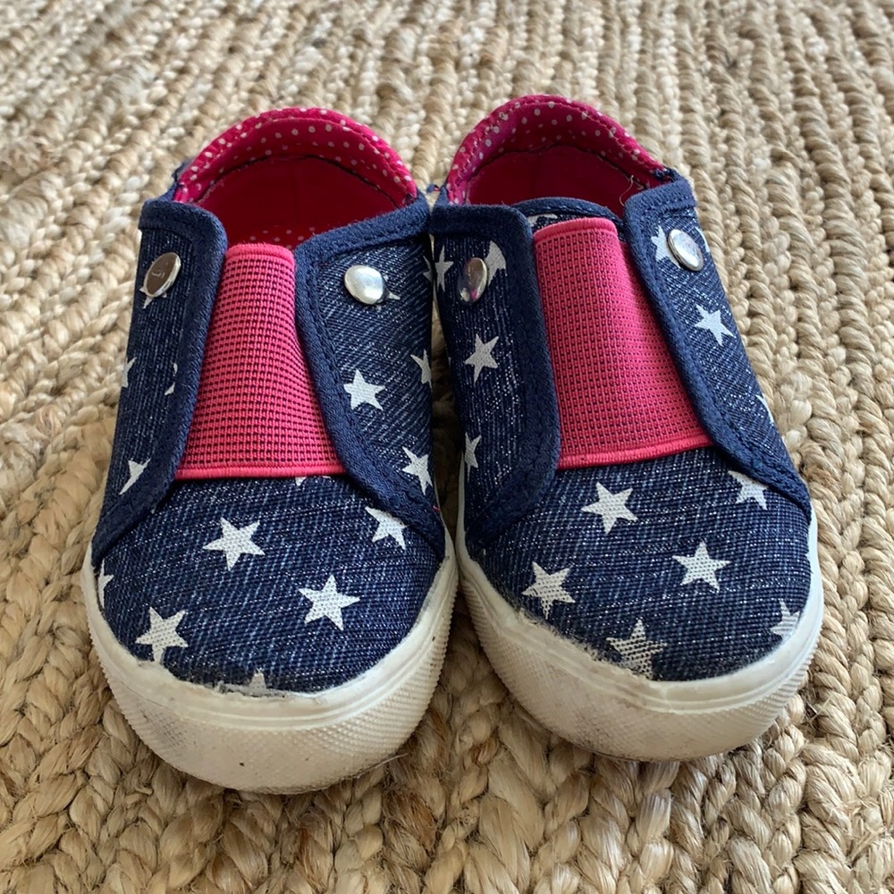 3/$8 - Toddler Slip On Star Sneakers